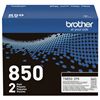 Brother High Yield Black Toner Cartridge Dual Pack (2 x 8000 Yield) 8