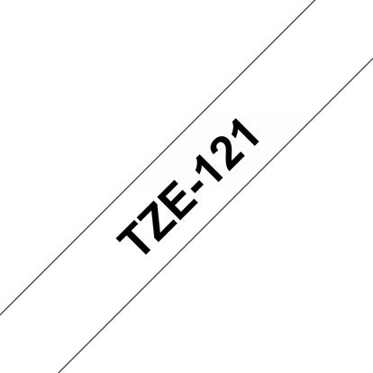 Brother 9mm (3/8") Black on Clear Laminated Tape (8m/26.2') (1/Pkg) For use in TZ P-Touch: All TZ Machines 1