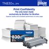 Brother High Yield Black Toner Cartridge 2-Pack (3000 Yield) 4