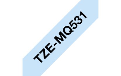 Brother 12mm (0.47")  Black on Pastel Purple (Pantone 2702C) 1