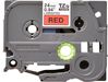 Brother 24mm (1") Black on Red Laminated Tape (8m/26.2') (1/Pkg) For use in PT-530 550 3600 9200DX 9200PC 9400 9500PC 9600 2