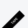 Brother P-Touch 1400 1500PC 1600 2200 2210 2300 2310 2400 2410 2430PC 2600 2610 2700 2710 2730 White Print on Premium Matte Black Laminated Tape (24mm (0.94") Wide x 8m (26.2') Long) 2