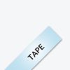 Brother P-Touch PT-1400 1500PC 1600 2200 2210 2300 2310 2400 2410 2430PC 2600 2610 2700 2710 2730 Black Print on Premium Matte Clear Laminated Tape (24mm (0.94") Wide x 8m (26.2') Long) 2