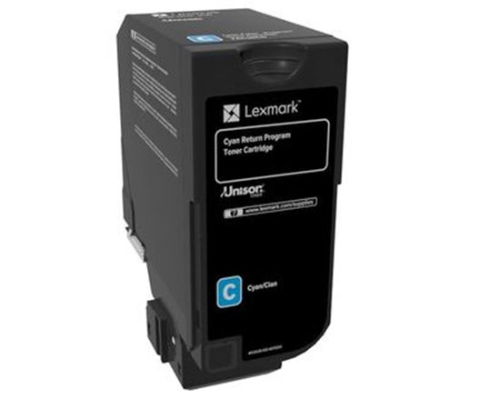 Lexmark Cyan Return Program Toner Cartridge (3000 Yield) 1