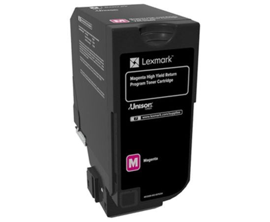 Lexmark High Yield Magenta Return Program Toner Cartridge (12000 Yield) 1