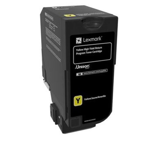 Lexmark High Yield Yellow Return Program Toner Cartridge (12000 Yield) 1