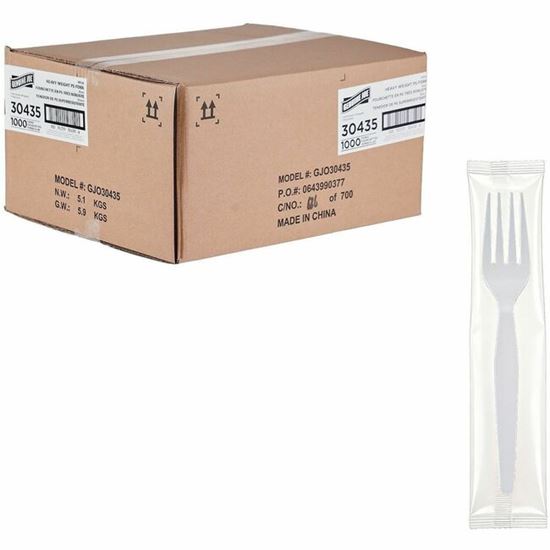Genuine Joe Disposable Polystyrene Cutlery 1
