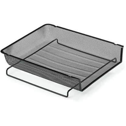 Lorell Mesh Desktop Organizer Tray 1
