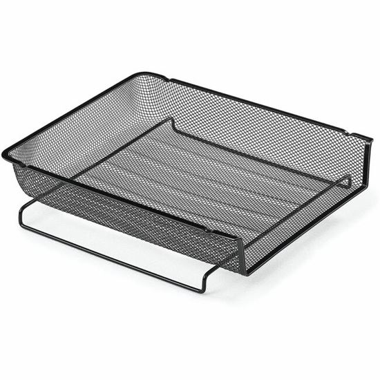 Lorell Mesh Desktop Organizer Tray 1