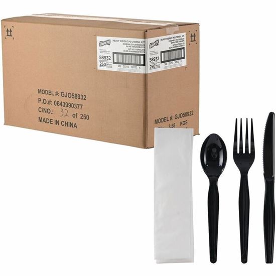 Genuine Joe 4-Piece Heavyweight Utensil Kit 1