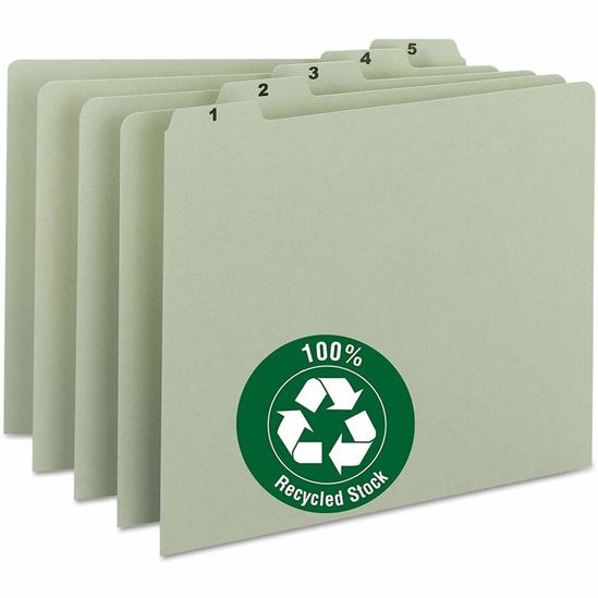 Smead Pressboard Self Tab Daily File Guides 1