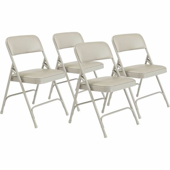 National Public Seating 1200 Series Upholstered Folding Chair 1