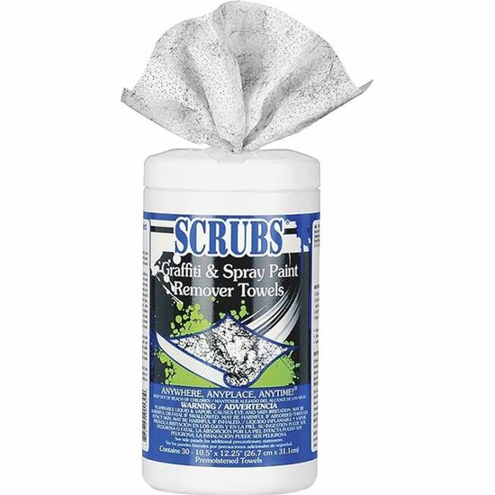 SCRUBS Graffiti/Spray Paint Remover Towels 1