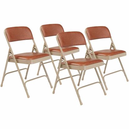 National Public Seating 1200 Series Upholstered Folding Chair 1