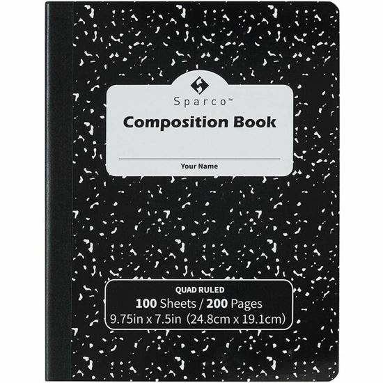 Sparco Business Source Quadrille Ruled Composition Notebook 1