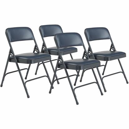 National Public Seating 1200 Series Upholstered Folding Chair 1