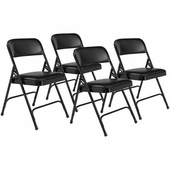 National Public Seating 1200 Series Upholstered Folding Chair 1