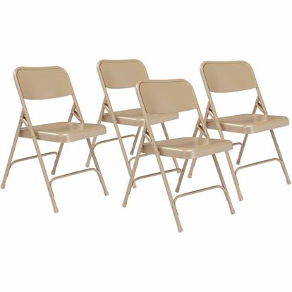 National Public Seating 200 Series All-Steel Folding Chair 1