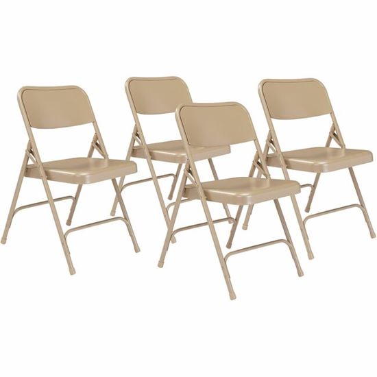 National Public Seating 200 Series All-Steel Folding Chair 1