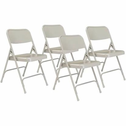 National Public Seating 200 Series All-Steel Folding Chair 1