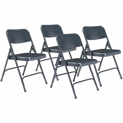 National Public Seating 200 Series All-Steel Folding Chair 1