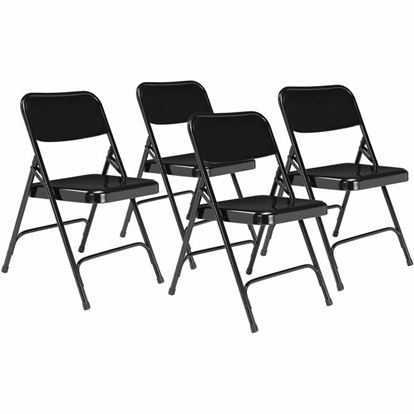 National Public Seating 200 Series All-Steel Folding Chair 1