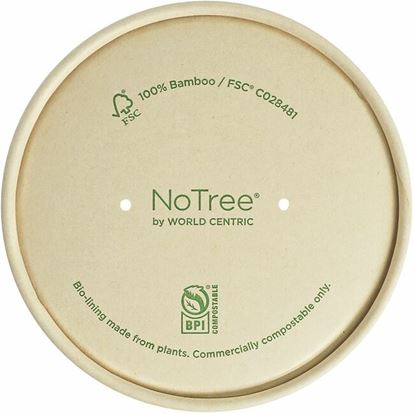 No Tree Compostable Kraft Paper Lids 1