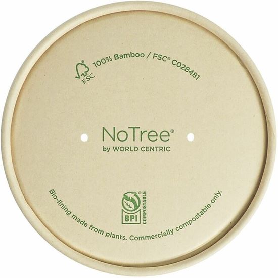 No Tree Compostable Kraft Paper Lids 1