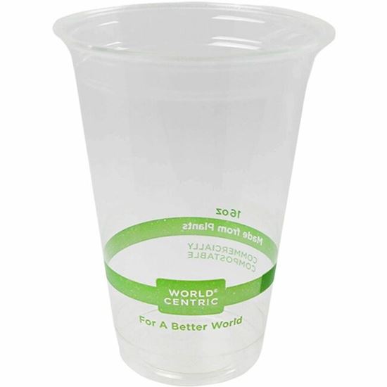 World Centric 16oz Compostable Cold Cup 1