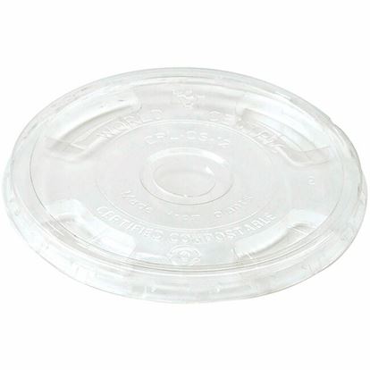 World Centric Compostable Clear Straw Lids 1