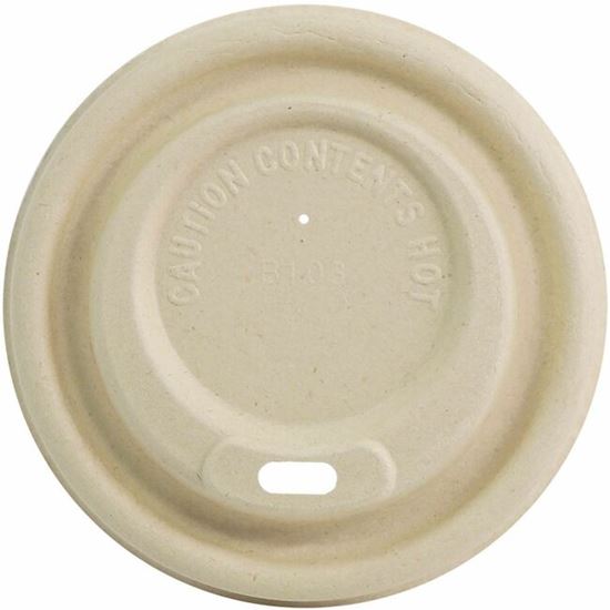 World Centric Compostable Fiber Sip Lids for Hot Cups 1