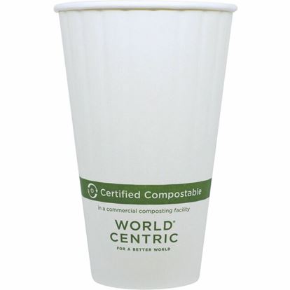 World Centric Compostable Double-Wall Paper Hot Cups 1