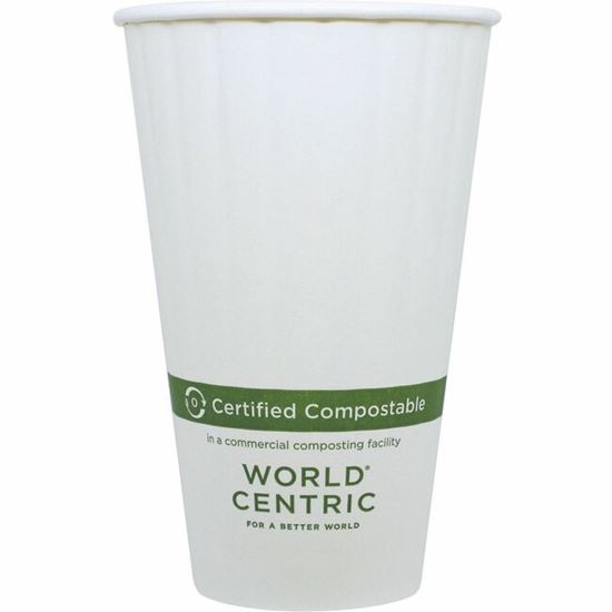 World Centric Compostable Double-Wall Paper Hot Cups 1