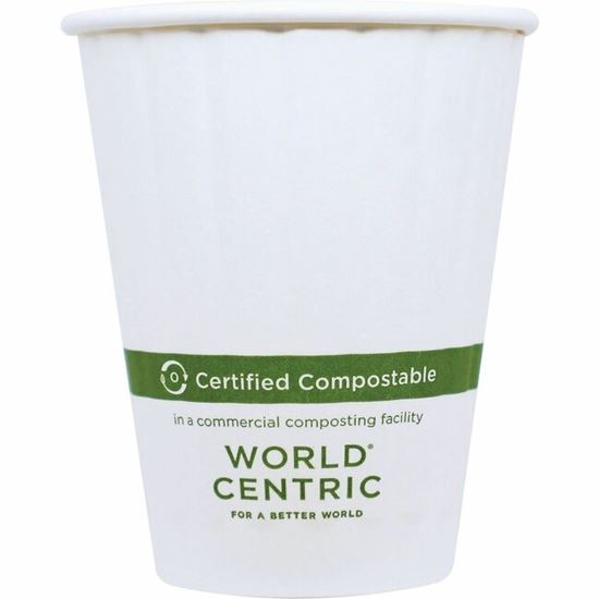 World Centric Compostable Double-Wall Paper Hot Cups 1
