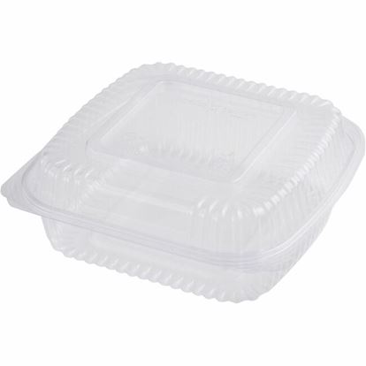 World Centric Compostable Clear Hinged Container 1