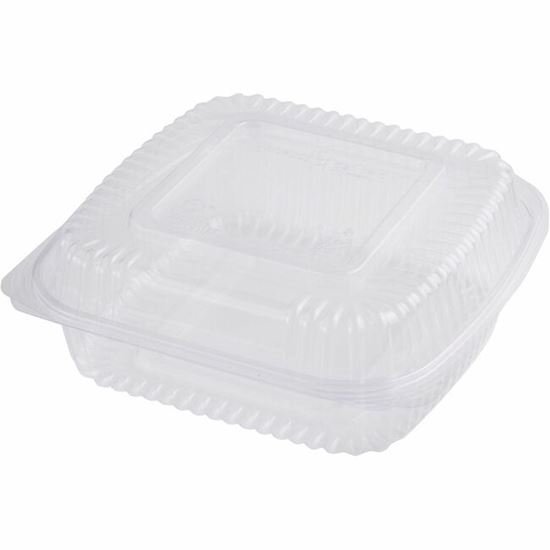 World Centric Compostable Clear Hinged Container 1