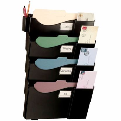 Business Source Grande Central 4-Section Filing System 1