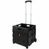 Business Source Stow-and-Go Mobile Storage Crate 1
