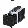 Business Source Stow-and-Go Mobile Storage Crate 1
