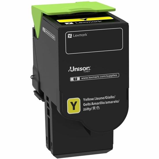 Lexmark Unison Original Ultra High Yield Laser Toner Cartridge - Yellow Pack 1
