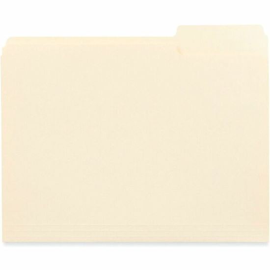 Business Source 1/3 Tab Cut Letter Top Tab File Folder 1
