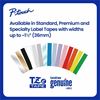 Brother Genuine P-touch TZe145 WHT on CLR Label Tape, Laminated, 18mmX8m 7