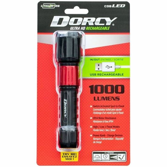 Dorcy Ultra 1000 Lumen USB Rechargeable Flashlight With Powerbank 1