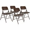 National Public Seating 300 Series All-Steel Folding Chair 1