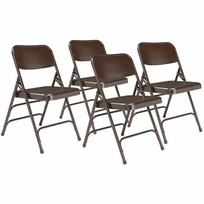 National Public Seating 300 Series All-Steel Folding Chair 1