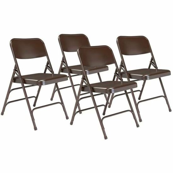 National Public Seating 300 Series All-Steel Folding Chair 1