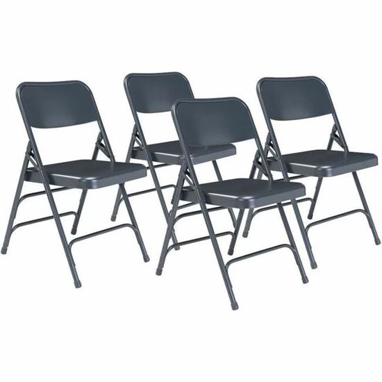 National Public Seating 300 Series All-Steel Folding Chair 1