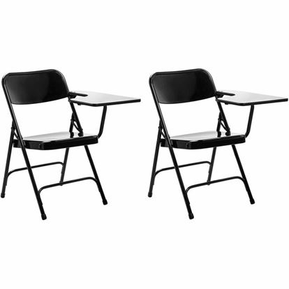 National Public Seating 5200 Series Folding Chair with Tablet Arm 1