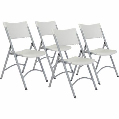 National Public Seating 600 Series Folding Chairs 1