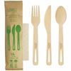 World Centric Compostable Bamboo Cutlery Set 1
